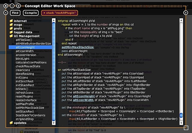 Darkened Editor